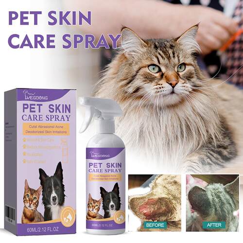 Yegbong Pet Skin Relief Spray: Alleviates itching and remove