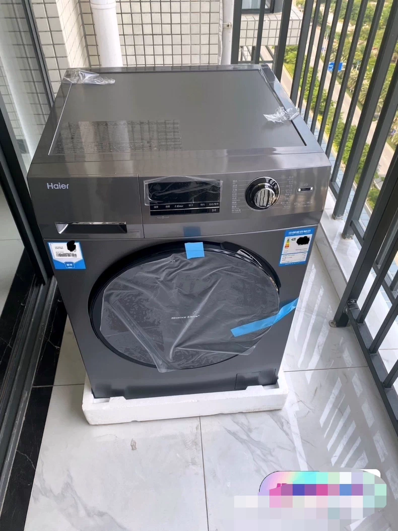 换工作换地方转让二手家用滚筒洗衣机