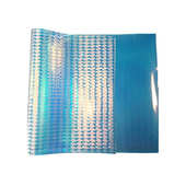 厂家直销 手袋箱包料 压纹TPU幻彩面料 0.5mm透明镭射幻彩TPU薄膜