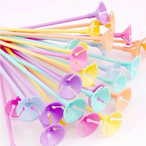 20/40pcs Mixcolor 32cm Latex Balloon Stick Macaron Balloons