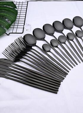 24pcs Western Dinnerware Set Stainless Steel Cutlery 餐具