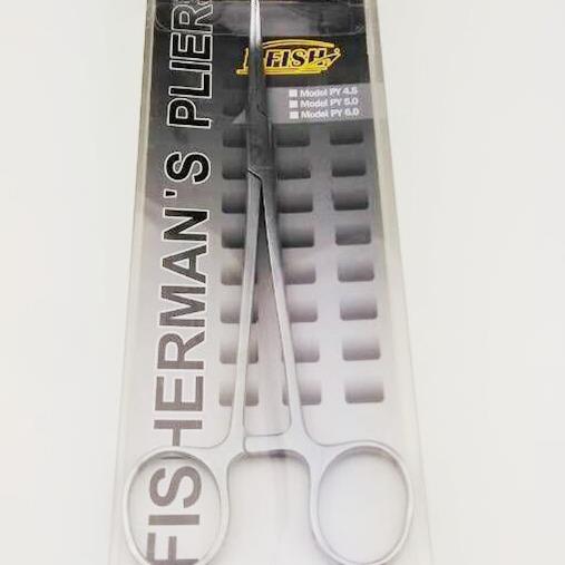 脱钩器不锈钢止血钳弯钓鱼用品/ 拔耳毛钳14-18CM取勾摘勾器鱼竿