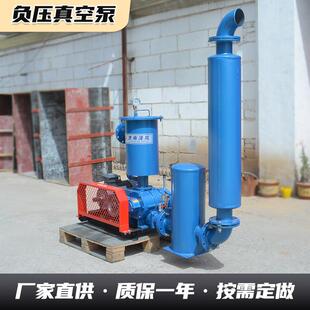 负压罗茨风机污水处理低噪音电动真空泵罗茨增氧机罗茨负压真空泵