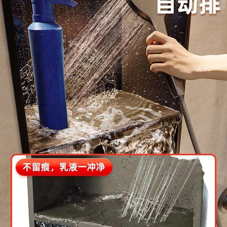 不锈浴钢壁龛金柜卫生间嵌入式室壁龛隔板属淋房成浴品985置物架