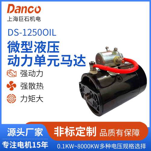 DS-1250OIL微型液压动力单元马达油压马达组推高机升降绞盘电机