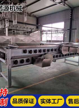 盛诺源家禽脱毛机价格不锈钢鸡鸭鹅脱毛设备白条鸡屠宰加工场