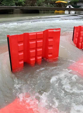 现货防洪挡水板组合式L型塑料小区防汛抗洪防水板可移动仓库排水