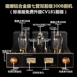 胆机发烧级hifi7管300b电子管甲类单端功放机蓝牙，带多路音源