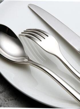western tableware steak cutlery set knife fork spoon box set