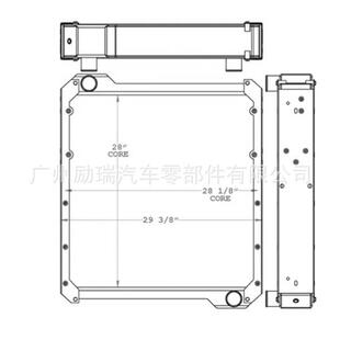 散热器用于NewHollandRG140RG170RG20073164343715X708X104