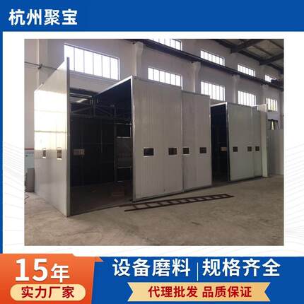 中国喷砂房走入式喷砂房 室内喷砂房间 大工件表面处理不锈钢喷砂