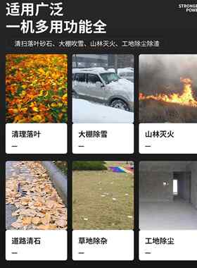 充电式吹风机锂风机功鼓率工业吹尘大器锂电池吹风电枪OHG吹吸两