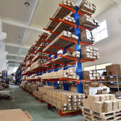 悬臂货架重型仓库钢制架悬臂式 钢架单面双面置物架仓库组合架