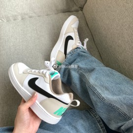 nike耐克courtborough奶油摩卡低帮复古休闲系列板鞋dz2783-101