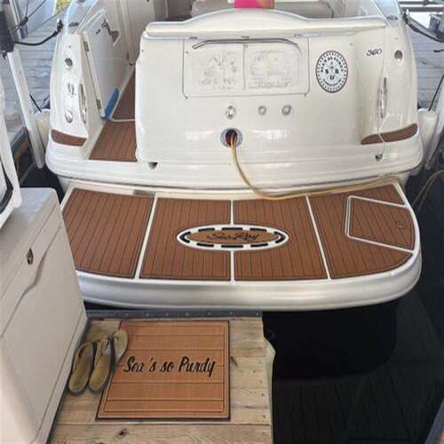 2002-2006 Sea Ray Sundancer 360 游艇船舶EVA柚木地板亚马逊