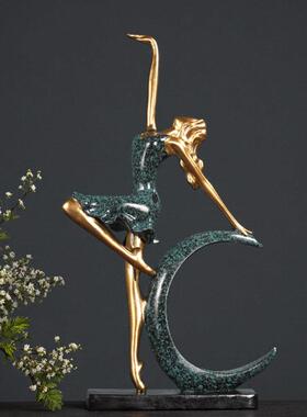 月亮女神轻奢现代客厅装饰品摆件家居人物电视柜酒柜桌面卧室软装