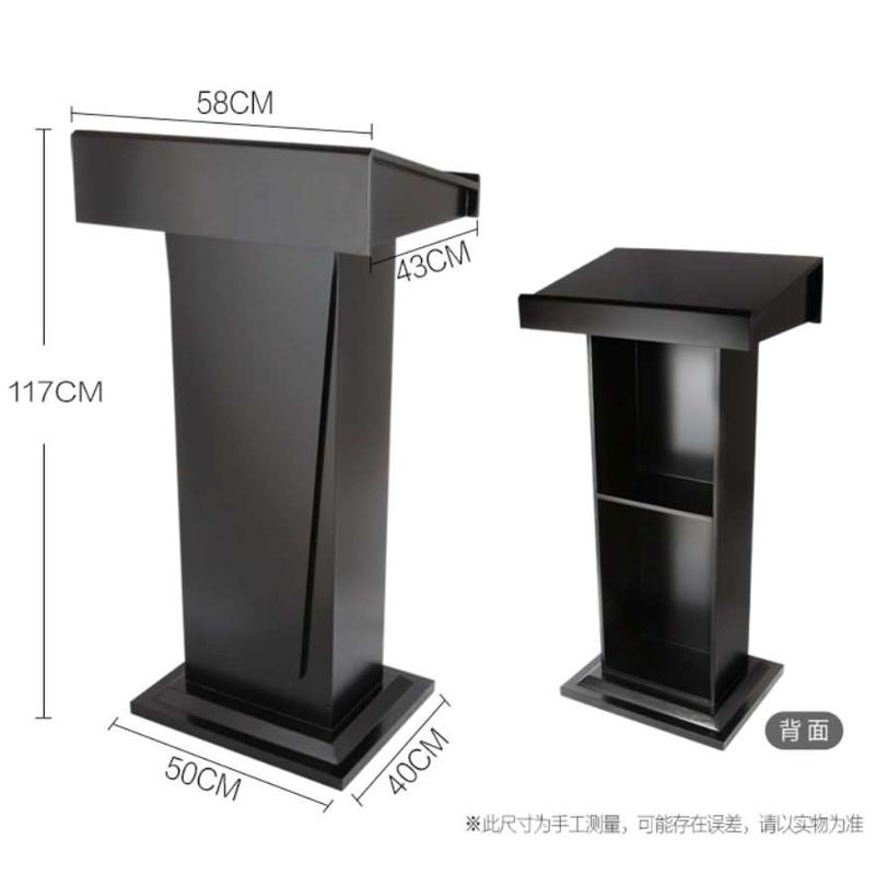 实木讲台桌演讲台餐厅迎宾台酒店简约现代司仪接待发言讲台主持台