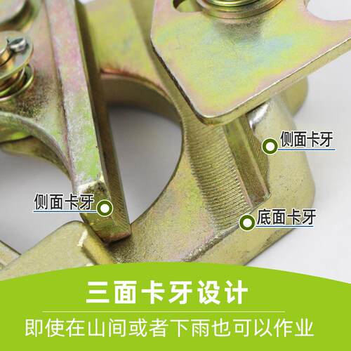 kt日式卡器线防片线线夹GFX线器紧线器夹多功能卡器绝缘线铝绞钢