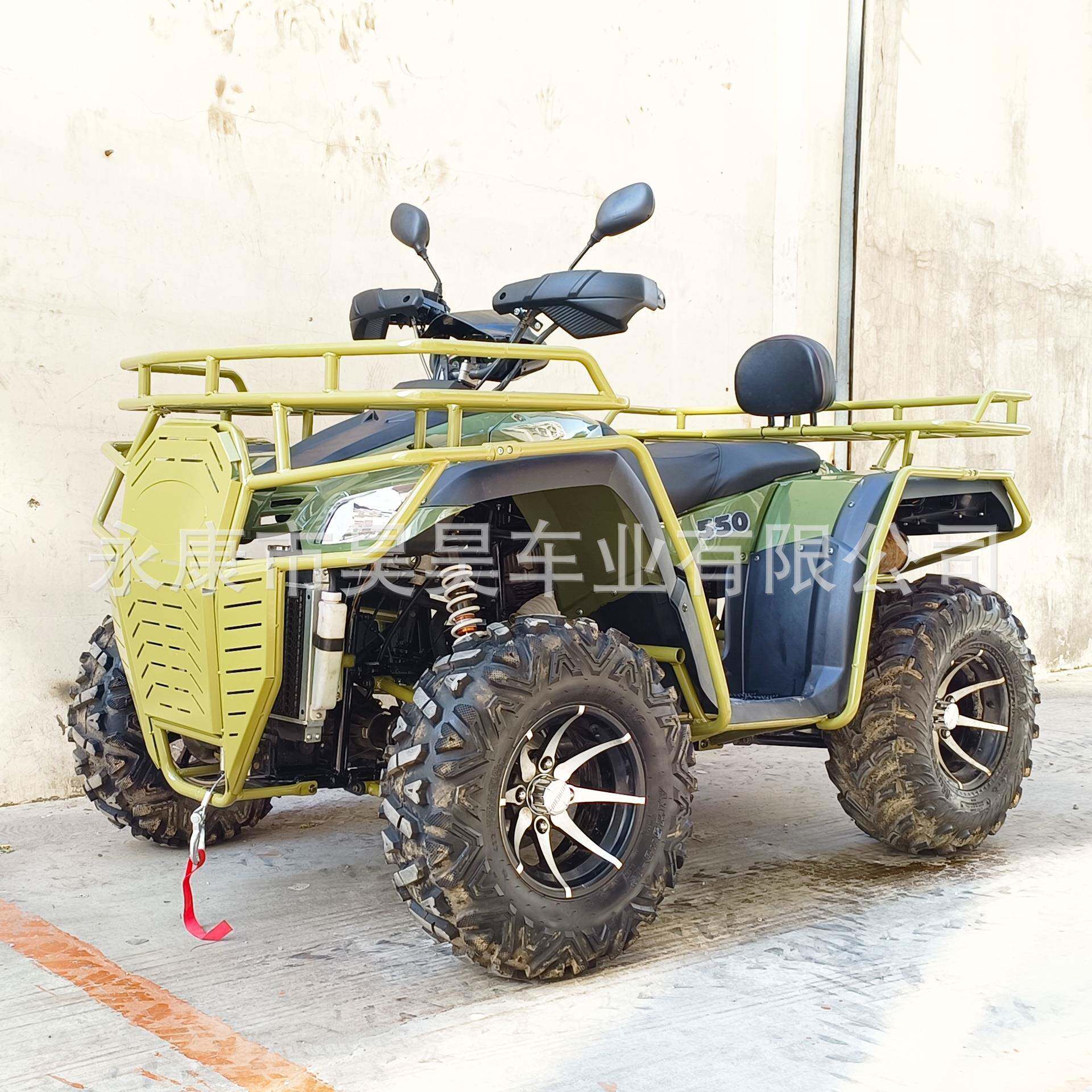 新款500CC沙滩车全地形车4×4ATV四轮摩托车四驱越野车atv