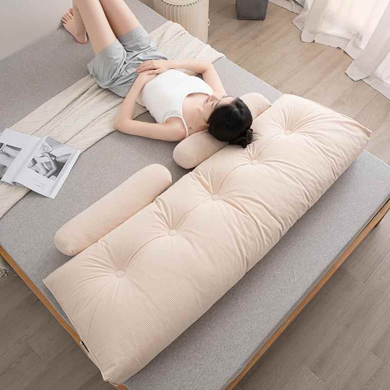 简床头靠垫跨境床上三角大B-27靠腰靠垫背包榻榻米软宿舍卧室约可