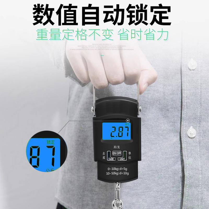 手提子电秤家用小型便携式弹高簧秤吊高精度手提称鱼钩精度咨询客
