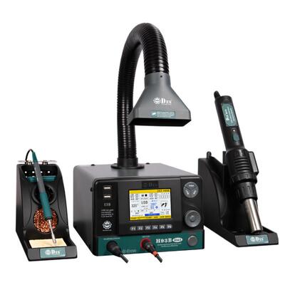 德士H93B热风枪恒温可调温三合一智能高频电烙铁套件焊台手机维修