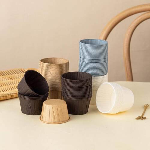 high temperature resistant cake paper muffin cup moon纸垫