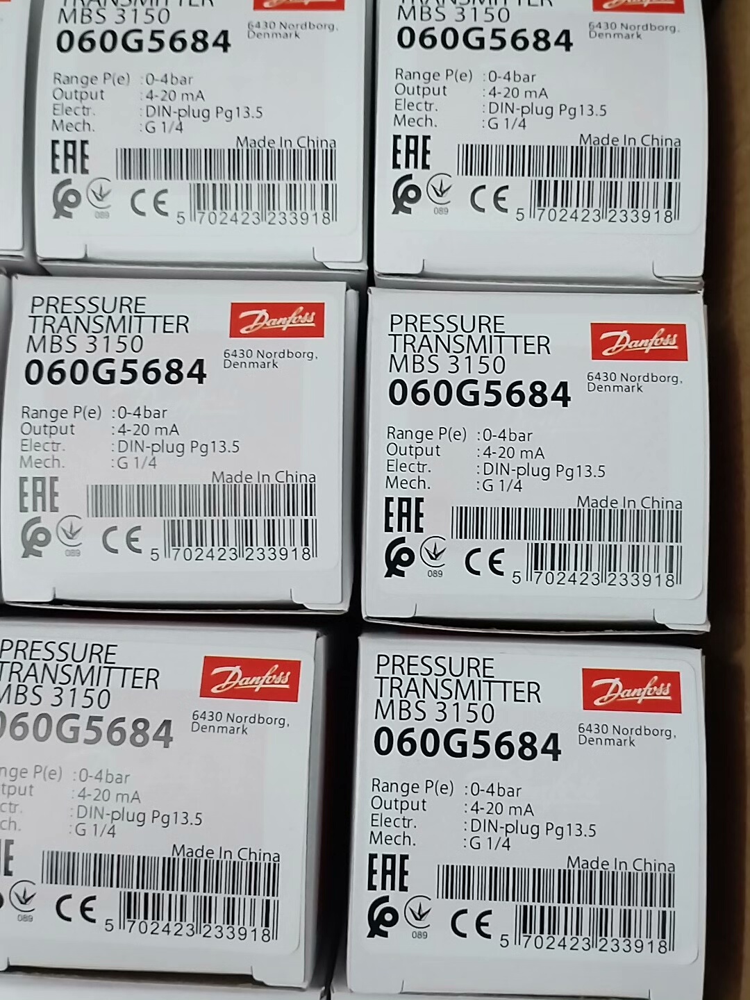 丹佛斯压力传感器060G5684全新原装现货议价