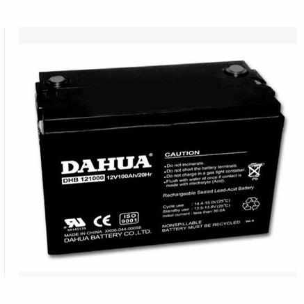 DAHUA蓄电池DHB121000大华电池12V100Ah铅酸免维护UPS安防监控