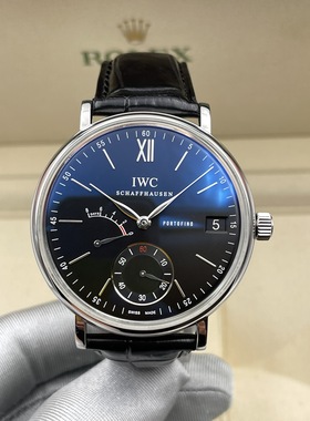 [9.8新]万国柏涛菲诺8日链手动机械男士腕表IW510102公价75900元