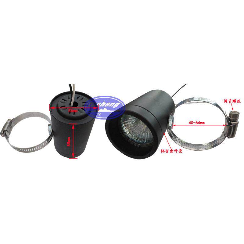 厂家供应密闭舱室打砂灯12v*50w 喷砂灯 石英灯喷砂作业灯
