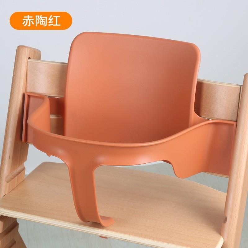 儿童成长椅围栏靠背延长条餐盘配件实木餐椅用品套件安全稳固