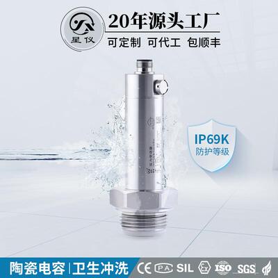 CYYZ566E陶瓷电容卫生压力变送器防腐IP69K防爆传感器可定