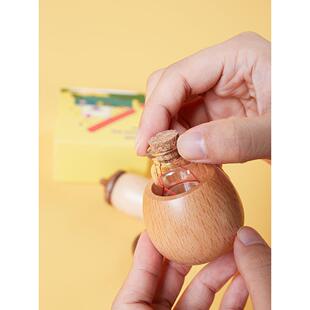 脐带胎毛收藏盒胎发保存新生婴儿纪念品满月宝宝肚脐储存瓶收纳袋