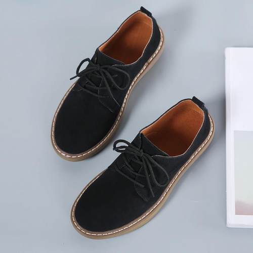 高档真皮鞋牛底女鞋平底筋牛津鞋英伦风妈女jk小皮鞋妈孕妇防滑春