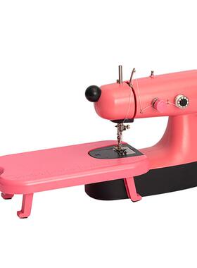 腾无品牌/星新款迷你双缝纫机小型纫家用多线功能缝机携F011便式