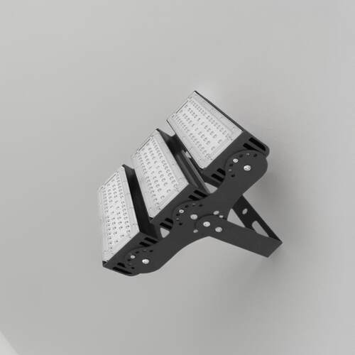 超亮led铝散热单头可旋转50W600W模组投光灯隧道广告照明投光路灯