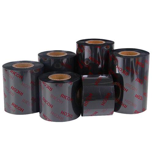 原装理光B120HS覆膜专用碳带110mm*300m光膜亚膜全树脂基标签色带