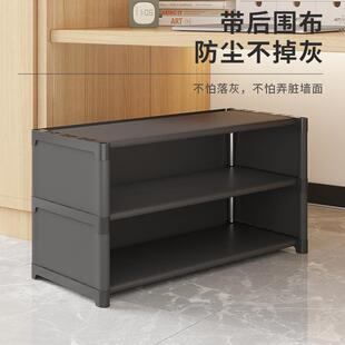 学生宿舍桌底下鞋 柜神器 架租房床底收纳置物架窄小简易防尘多层鞋