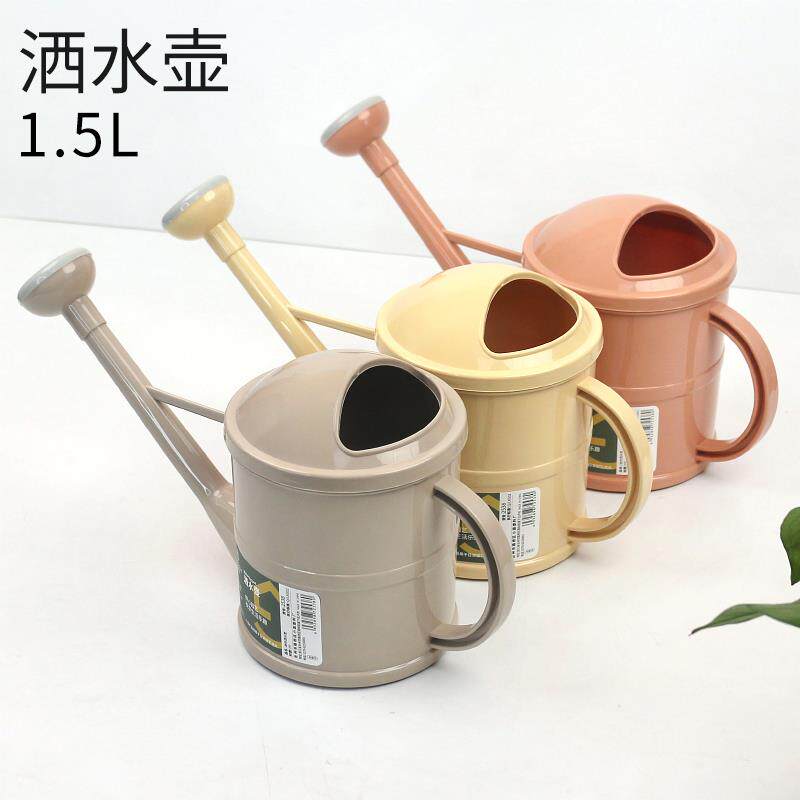家用洒水壶1.5升园艺浇花浇菜壶塑料喷水壶浇水浇植物盆栽花洒壶