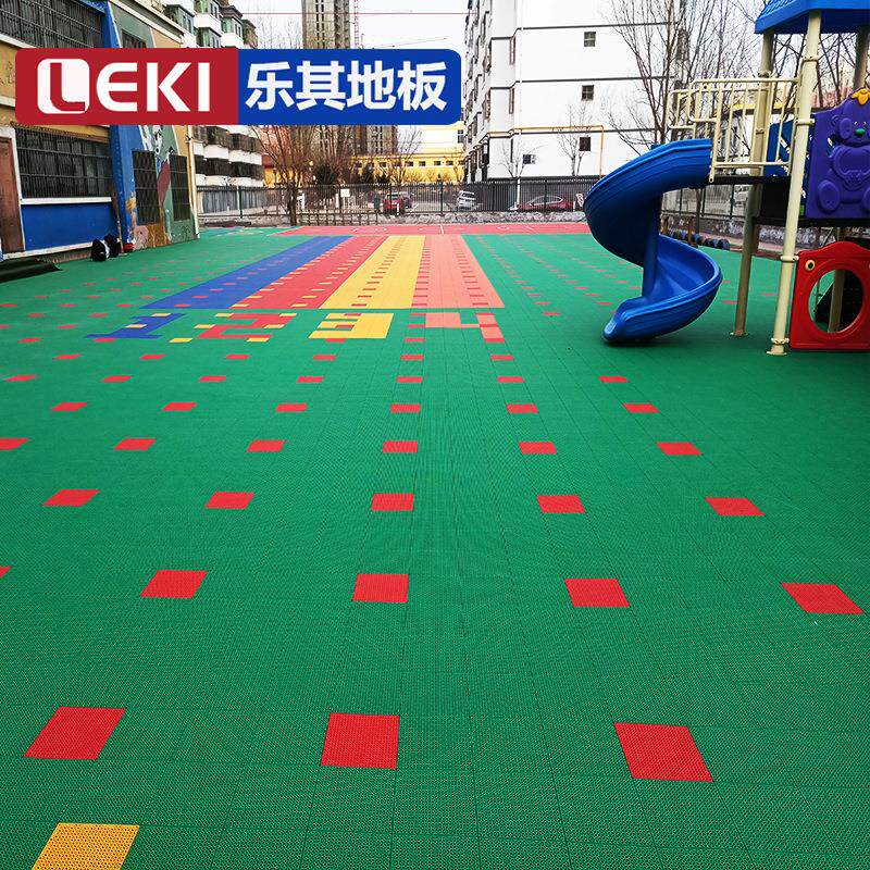 幼儿园悬浮地板轮滑场室外悬浮地垫篮球场运动场塑料地板软塑