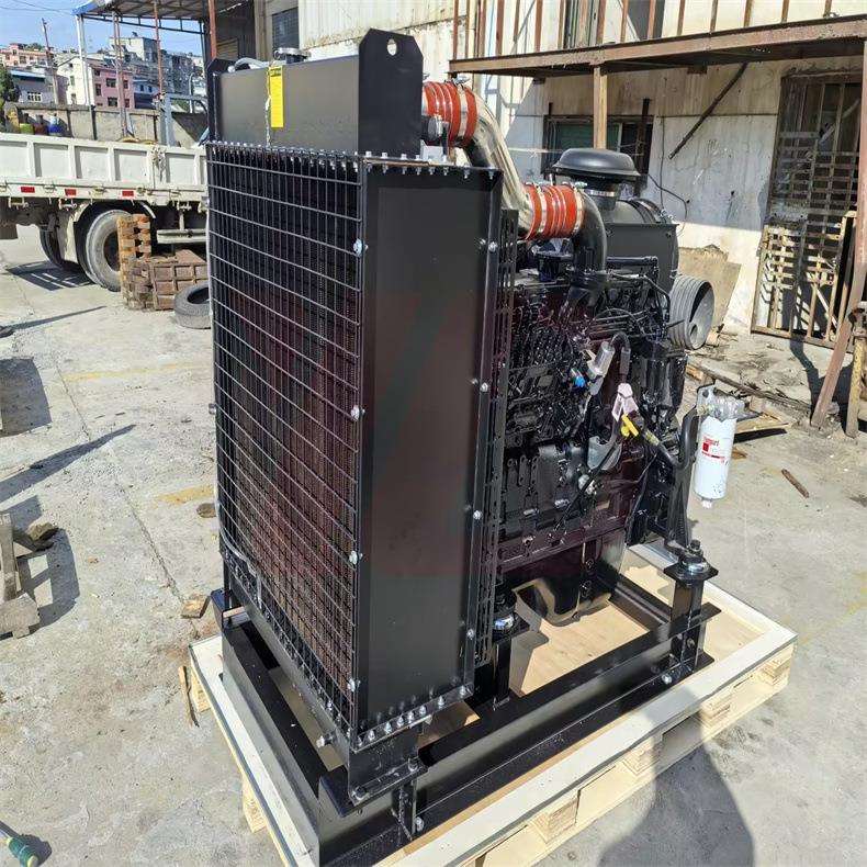 6L8.9发动机总成,带冷却系统和空滤总成