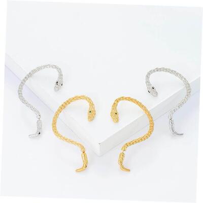 蛇形耳钉 ear hang snake shaped earrings punk earring朋克耳环