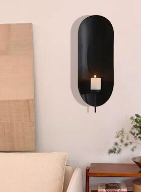 中古法式烛台挂饰侘寂风艺术简约墙面挂件壁饰蜡烛台装饰品摆件