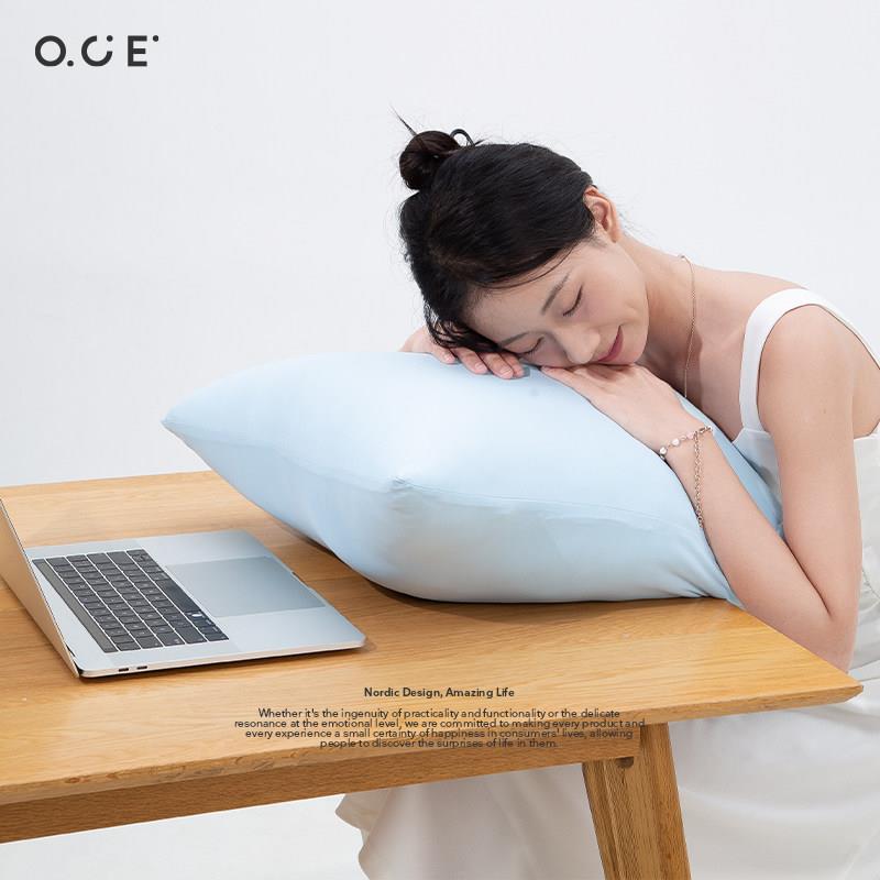 OCE夏季凉感冰丝抱枕腰枕午趴睡枕靠背垫睡觉夹腿婴儿童抱睡公仔