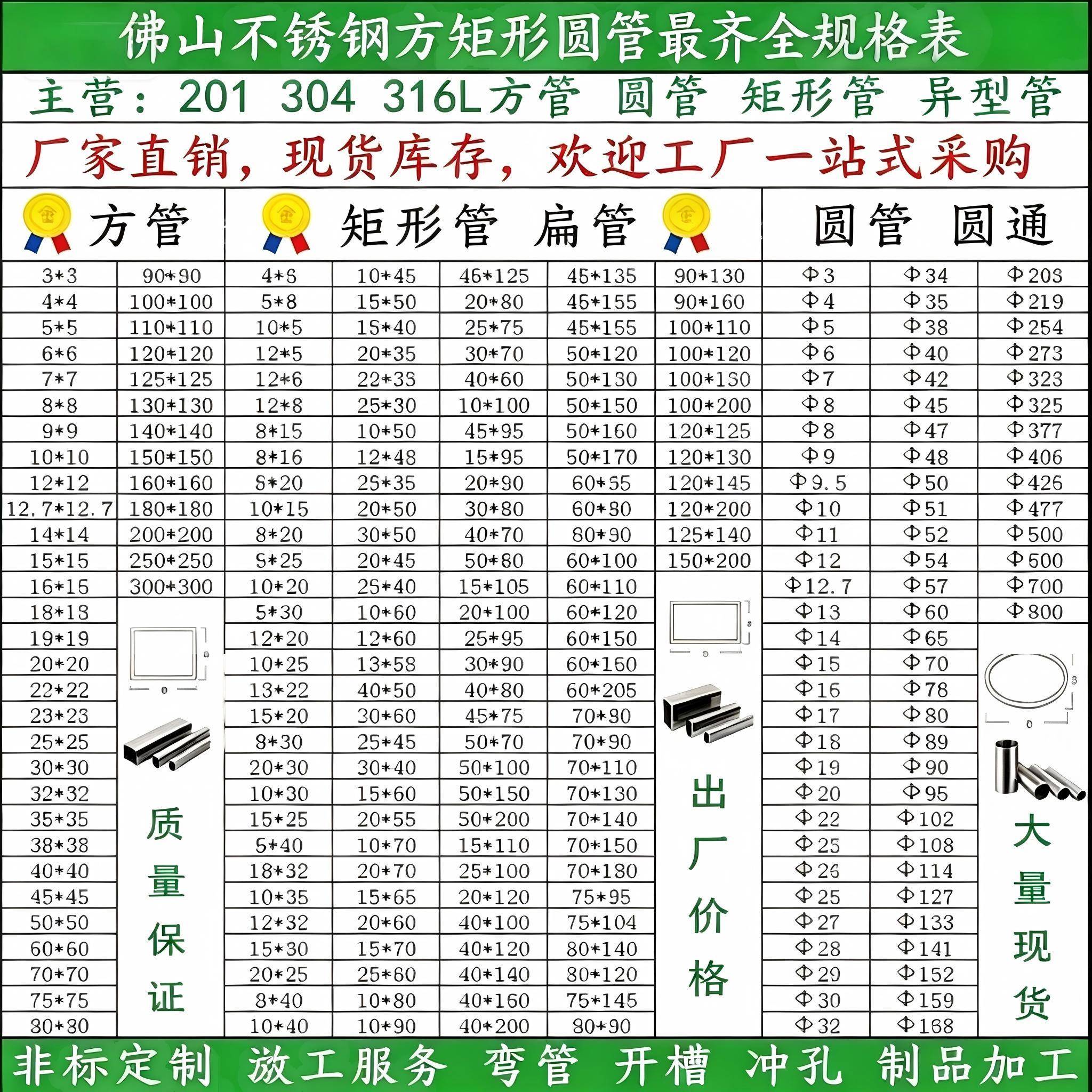 拉丝不锈钢方管矩形工业厚壁方通304/316L不锈钢扁管无缝精轧光亮