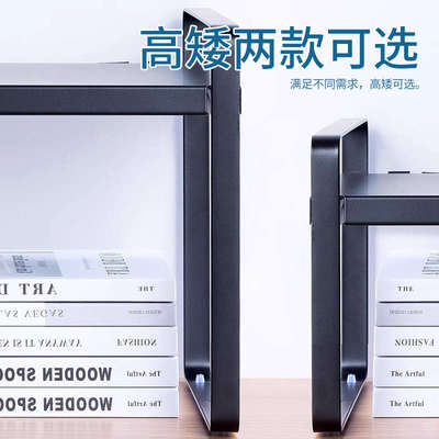 架可伸缩简易书架置物办层分层置物公室桌面收架纳架桌上多书桌整