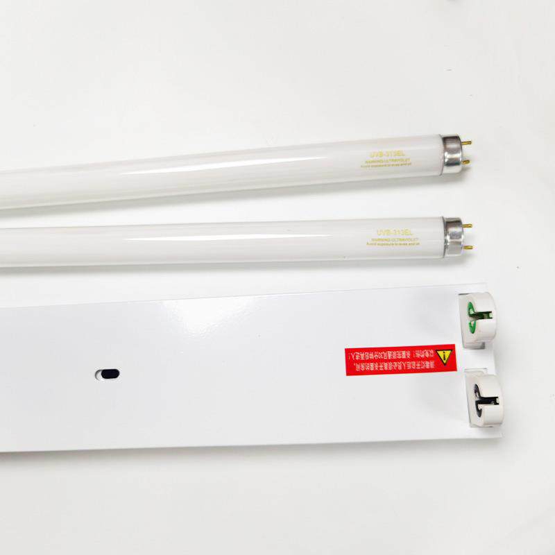 紫外线 老化灯试验灯管uva340 一拖二皮革油漆变黄变色20W 600MM
