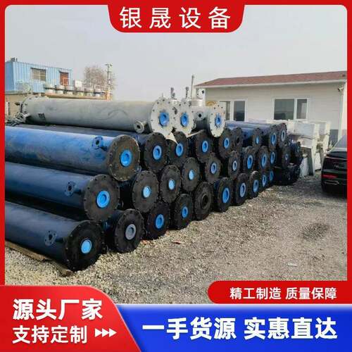 银晟直供九成新石墨冷凝器圆块孔式石墨换热器源头厂家现货供应
