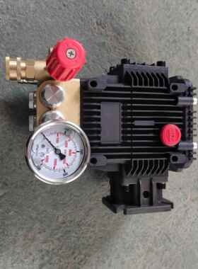 超高压泵头陶瓷柱塞15-70L清洗机泵头总成加湿造雾皮带轮泵头机头